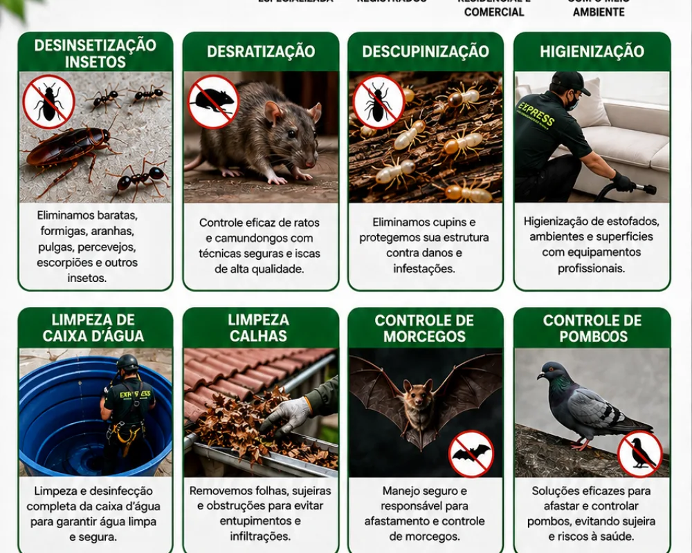 Express Dedetização controle de pragas